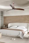 JUST FAN – Ventilateur plafond design industriel avec LED 16W et gestion WiZ Smart