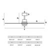 Ventilateur plafond LANTAU bois clair– Moteur – Télécommande – connecté Smart Wiz– Été/hiver