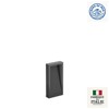 Borne rectangulaire profil aluminium IP66 ARKE Full 400 en gris foncé RAL7021