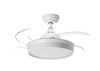 Ventilateur de plafond BLANES XS à 4 pales rétractables transparentes