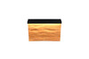 Applique murale LED TRIO KALEA 255510130 - Rectangulaire, métal et bois naturel
