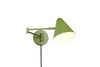 Applique TRIO COSIMA 263970115 - Vert, orientable, bras articulé, système FlexConnect