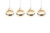 Suspension LED TRIO DIOS 331410407 – 4 anneaux lumineux, CCT & SwitchDimmer