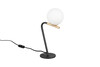 Lampe de Table FLAMING - Noir et Or / Verre