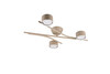 Plafonnier CODA 3 Lumières GX53 Beige Chaud L61,5cm - 669000343