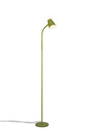 Liseuse PONGO sur pied R45831101 – Vert mat, LED 4,5 W, tête flexible, métal & bois