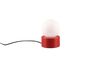 Lampe tactile COUNTESS  Verre et métal Rouge/blanc 6w max.