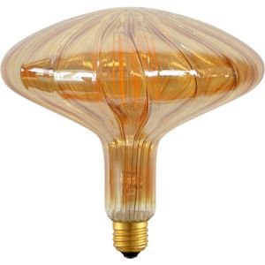 Ampoule ART DECO LED ambre 6W E27 dim. Girard Sudron