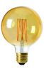 Globe 95mm ambre filament LED 4W E27 dim. Girard Sudron