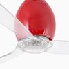 MINI ETERFAN – Ventilateur de Plafond rouge brillant au Design Contemporain