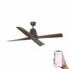 Ventilateur de Plafond TYPHOON marron – Élégance, Silence et connecté