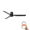 Ventilateur de plafond PUNT TUB noir – Silencieux, connecté et performant
