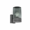 Applique cylindrique KILA verre fumé finition Anthracite et fumé