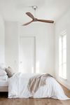 Ventilateur plafond LANTAU bois foncé – Moteur DC silencieux – 6 vitesses – Télécommande – Smart Wiz– Été/hive