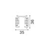 Rail 2m Dali / 1-10V finition Noir mat 