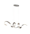 Suspension CISENNA LED Nickel Mat L160cm - 336119107