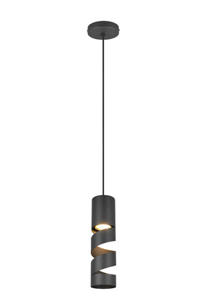 STREAM – Suspension métal noir mat mat GU10 réf. 364000132
