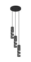 STREAM – Suspension 3xGU10 métal noir mat réf. 364030332
