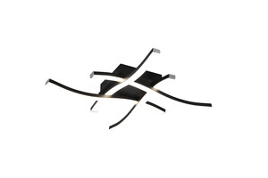 Plafonnier ROUTE Noir Mat 4 Lumières LED 4000K - R62474432