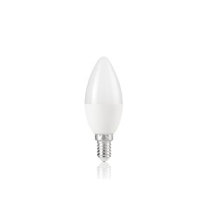 Ampoule flamme opale LED 6W E14 3000°K lumière chaude