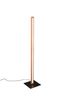 Mini lampadaire Led bois BELLARI de TrioLighting