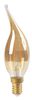 Flamme Coup de vent ambre filament LED 2W E14 Girard Sudron