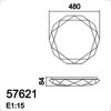 Plafonnier diamant 65W Led connecté CCT