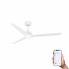 Ventilateur blanc de Plafond NUU connecté Silencieux, Économique et Réversible 