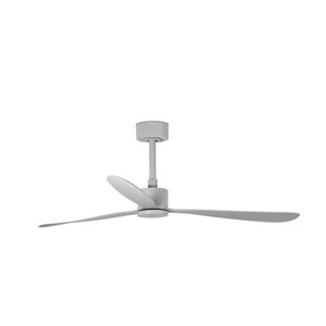 AMELIA ventilateur plafond design gris – moteur éco DC, télécommande, 6 vitesses, pour pièces 17–28 m²