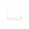 Ideal Lux Waves-2 SP blanc - Suspension LED forme ondulée 125 cm blanc mat