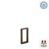 Borne rectangulaire profil aluminium IP66 ARKE 400 en marron bronze