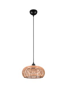  Lustre INGA E27 tressage rotin de TrioLighting