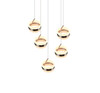 Suspension LED TRIO DIOS 331410507 – 5 anneaux lumineux, CCT & SwitchDimmer