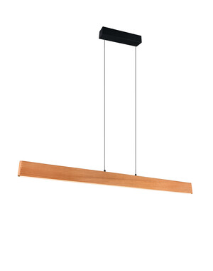 Suspension EDGEWOOD Barre LED Bois Naturel L150cm - 359719130
