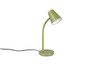 Lampe de bureau PONGO R55831115 – Vert mat, LED 4,5 W, tête flexible, métal & bois