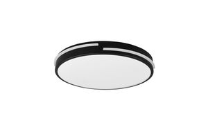 Plafonnier Led cercle épais noir mat TACOMA TrioLighting