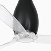 ETERFAN M – Ventilateur de plafond noir mat connecté Wiz Smart