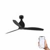 MINI ETERFAN – Ventilateur de plafond noir mat WiZ connecté avec moteur DC