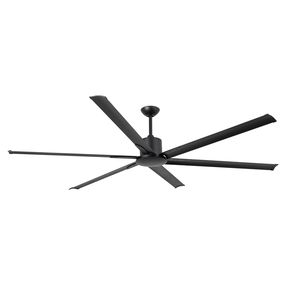 Ventilateur de plafond ANDROS XXL noir mat avec télécommande