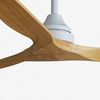 Ventilateur de plafond ALO L blanc/bois connecté TUYA et télécommande