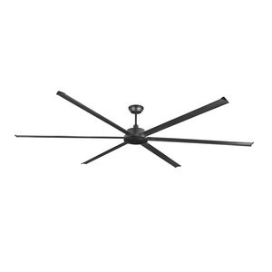 Ventilateur de plafond Rotterdam 30 XXL noir avec télécommande