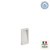 Borne rectangulaire profil aluminium IP66 ARKE Full 400 en gris clair RAL7044