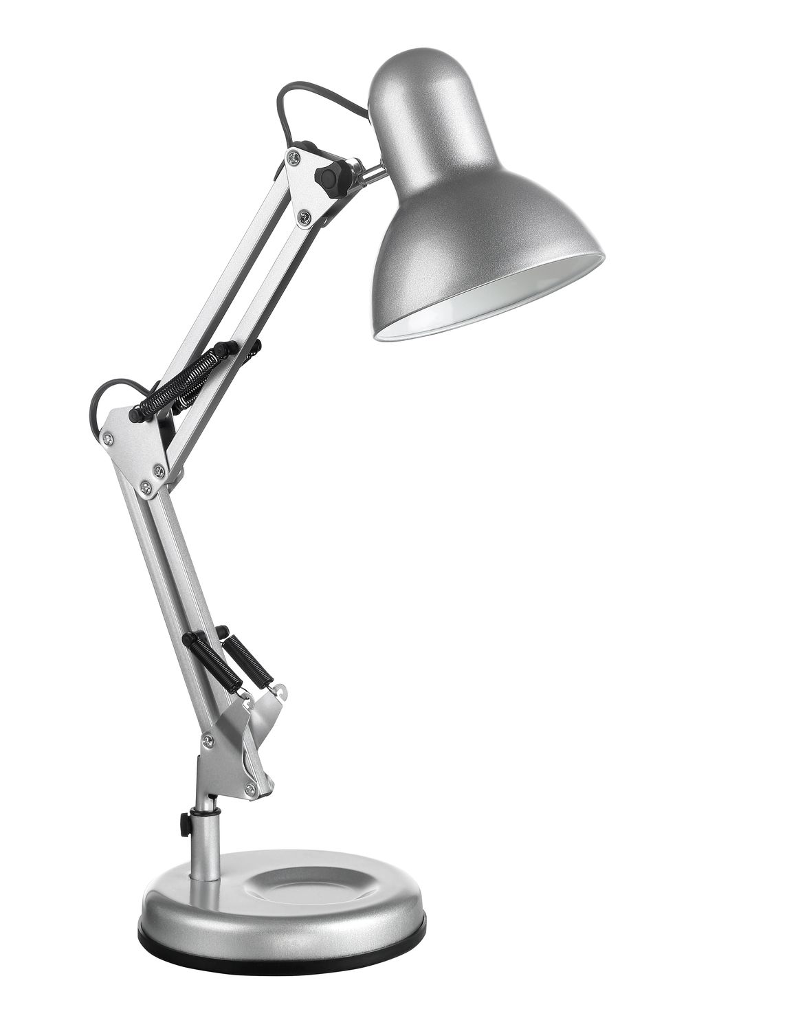 Lampe de bureau à clip articulée ARCHITECTE grise en métal
