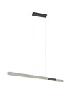 Suspension Trio Helios 343310305 - LED 48 W dimmable - aluminium brossé