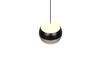 Suspension 1 tête boule ORBIT finition Noir mat et nickel mat