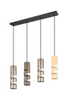 STREAM – Suspension 4xGU10 métal multicolore réf. 364000417