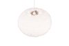 Suspension boule fourrure blanche Fourrure synth. Blanc 10w max.