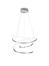 Lustre chrome ruban led spiralée 36W BOLOGNA