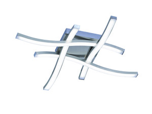 Plafonnier ROUTE Nickel Mat 4 Lumières LED 3000K - R62474107