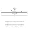 Ventilateur de plafond CENTURY XL blanc Led Wiz+télécommande